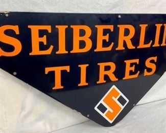 LEFTSIDE SEIBERLING TIRES DEALER SIGN 