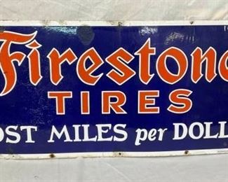48X20 SSP FIRESTONE TIRES SIGN 