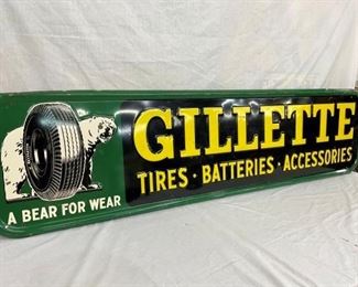 LEFTSIDE GILLETTE SIGN 