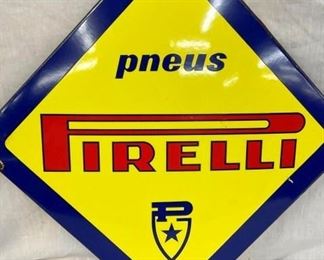 CLOSE UP PNEUS PIRELLI TIRE SIGN 