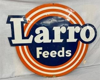 47X39 SST DIE CUT LARRO FEEDS SIGN 