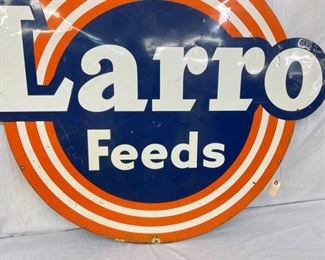 47X39 SST DIE CUT LARRO FEEDS SIGN 