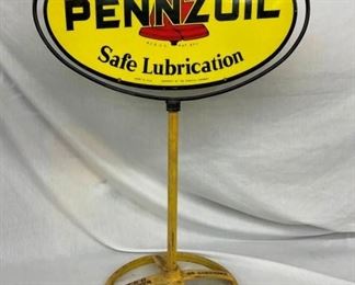 33X49 DSP PENNZOIL SIDEWALK SIGN 