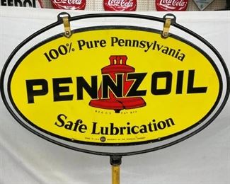 SIDE 2 PORC. PENNZOIL SIGN 