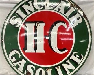 48IN. DSP SINCLAIR HC GASOLINE SIGN