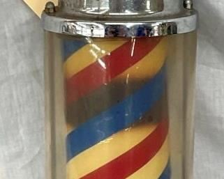 12IN. LIGHTED BARBER POLE