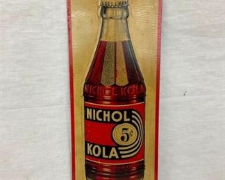 EMB. NICHOL KOLA SIGN W/BOTTLE