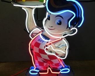 BIG BOY 4 COLOR NEON SIGN