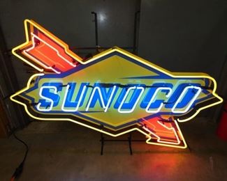 SUNOCO 3 COLOR NEON SIGN