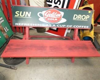 4FT. GOLDEN COLA SUN DROP BENCH