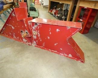 OTHERSIDE 2PC. NEON ARROW SIGN