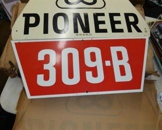 NOS 1965 BOX OF 12 PIONEER SIGNS