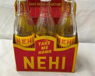 EARLY NEHI CARDBOARD 6 PACK CARRIER 