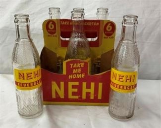 NEHI CARDBOARD CARRIER W/BOTTLES 