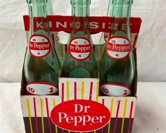 DR. PEPPER 6 PACK CARDBOARD CARRIER 