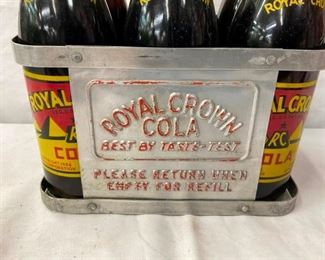 CLOSE UP VIEW EMB. RC COLA CARRIER 