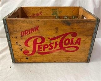 18X12 DRINK PEPSI WOODEN CRATE 