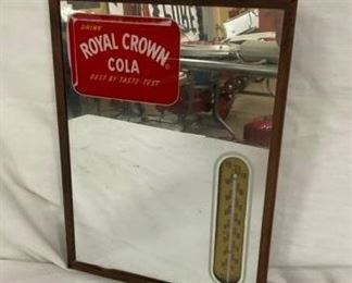ROYAL CROWN MIRROR THERMOMETER 