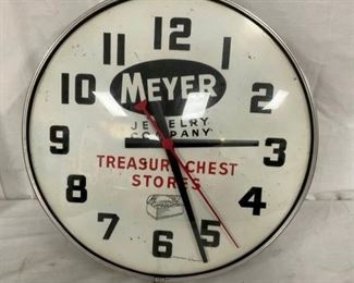 MEYER JEWELRY CO. CLOCK