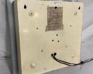 BACK VIEW 17IN. TAB CLOCK