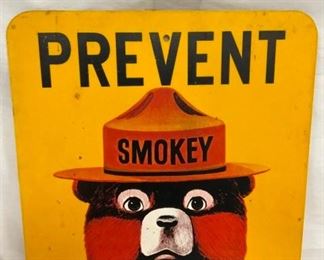 TOP VIEW 18X24 PREVENT FOREST FIRES SIGN