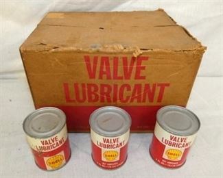 (3) 4 OZ SHELL LUBRICANT CANS W/ BOX