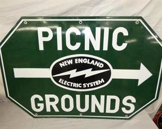 PORC. PICNIC GROUNDS SIGN