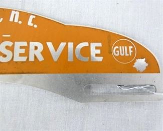 BILL & BILL SERVICE GULF TAG TOPPER