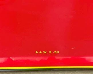 DATED 1953 SUNBEAM SIGN