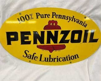 1969 DS PENNZOIL SIGN