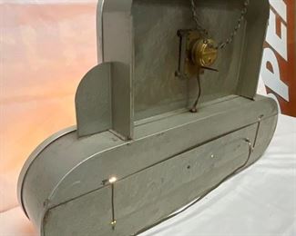 BACKVIEW MEADOW GOLD LIGHT UP CLOCK