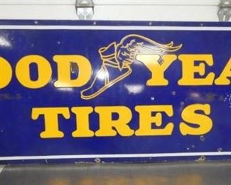 PORC. GOODYEAR TIRES SIGN