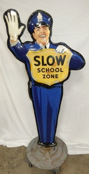 1958 COCA COLA SCHOOL CROSSING POLICEMAN