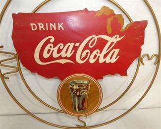 CLOSEUP W/ GLASS AND MAP