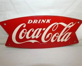 DRINK COCA COLA FISHTAIL MARQUEE SIGN
