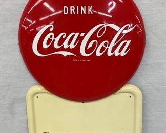 CLOSEUP W/ COCA COLA BUTTON