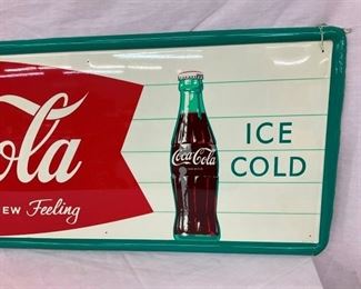 CLOSEUP COKE BOTTLE "ICE COLD"