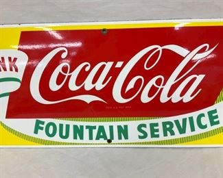 PORC. PORC. FOUNTAIN SIGN 28X12