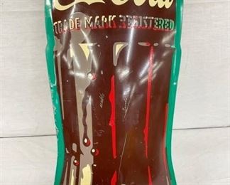 1970 CONVEX COKE SIGN