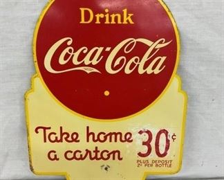 1941 DS COKE TAKE HOME CARTON SIGN