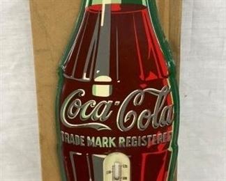 OLD STOCK COKE BOTTLE THERMOMETER