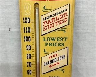 WOODEN THERM. W/ NICE GRAPHICS