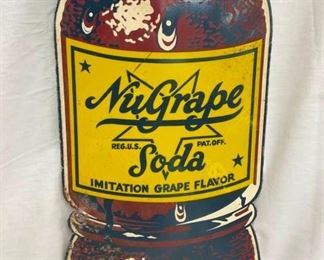 CLOSEUP NICE COLOR NUGRAPE BOTTLE SIGN