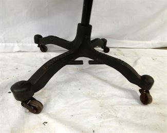 CLOSEUP W/ ORNATE CAST BASE