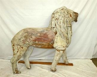 OTHERSIDE CARVED LION 4FT.