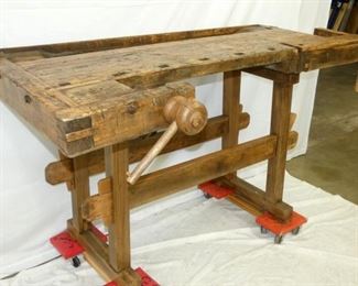 WOODEN WORK TABLE