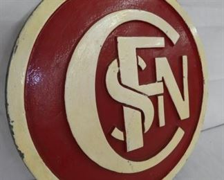 14IN CAST RR SMOKE BOX PLATE