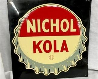 14 1/2X14 EMB. NICHOL KOLA SIGN