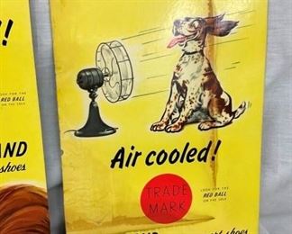 11X15 AIR COOLED! EASEL BACK W/ DOG