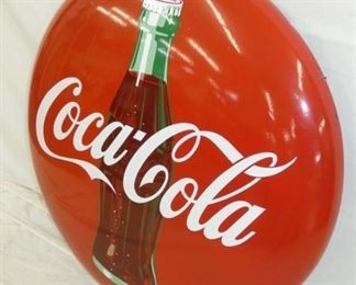 RIGHTSIDE 36IN. PORC. COCA COLA BUTTON 